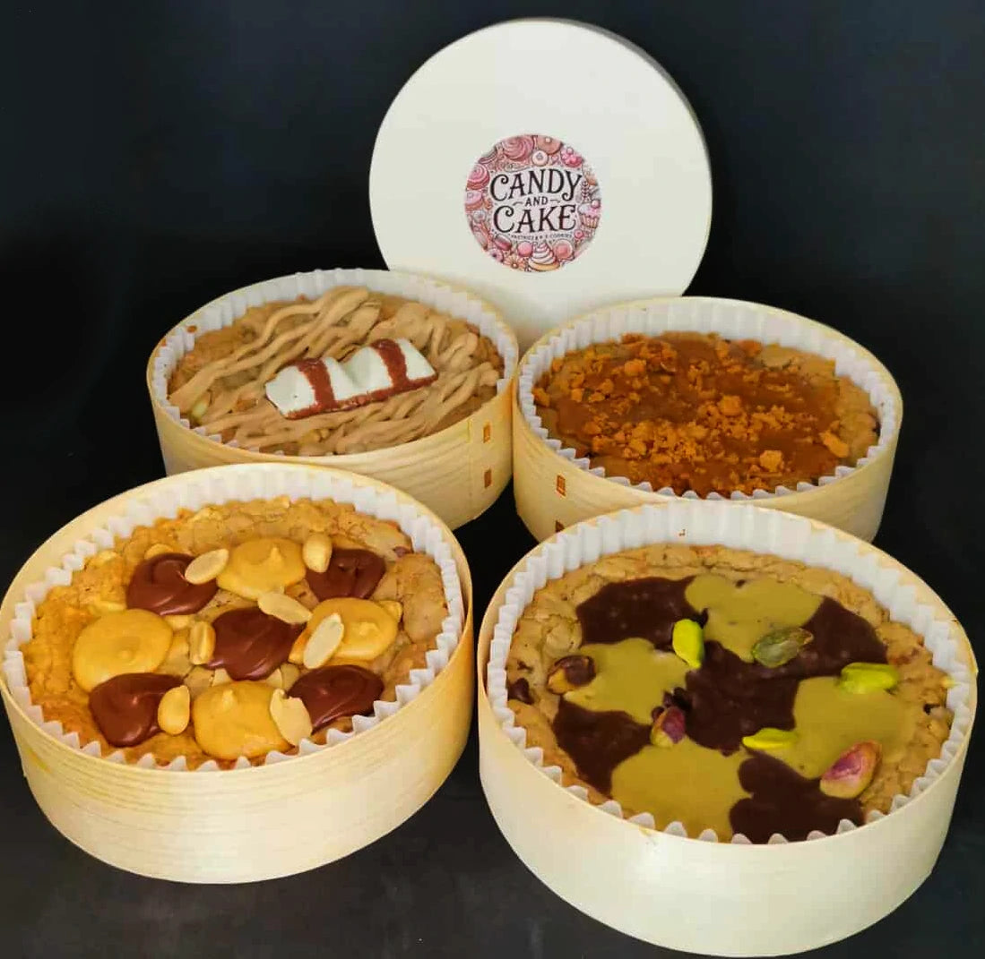 Double Délice:Cookie géant cacahuètes