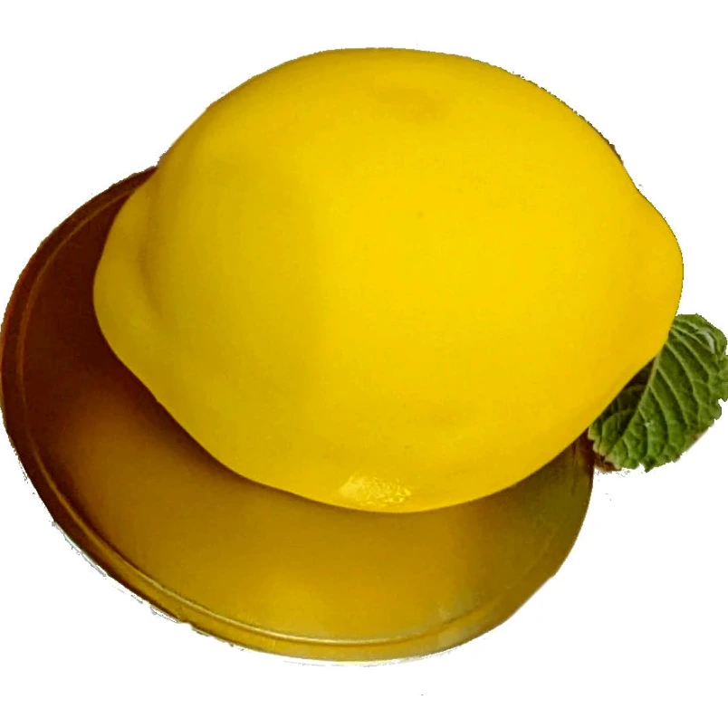delicieux trompe l'oeil citron coeur de menthe