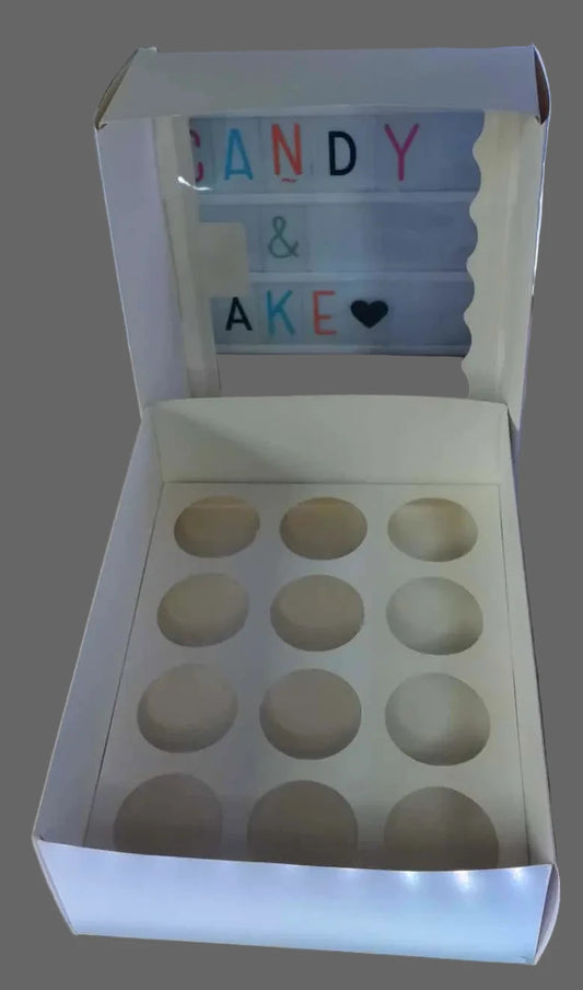 Boîte à Cupcakes – 12 emplacements (30 x 23,5 x 9,5 cm)