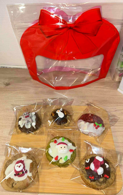 Box 6 Cookies  Spécial Noel