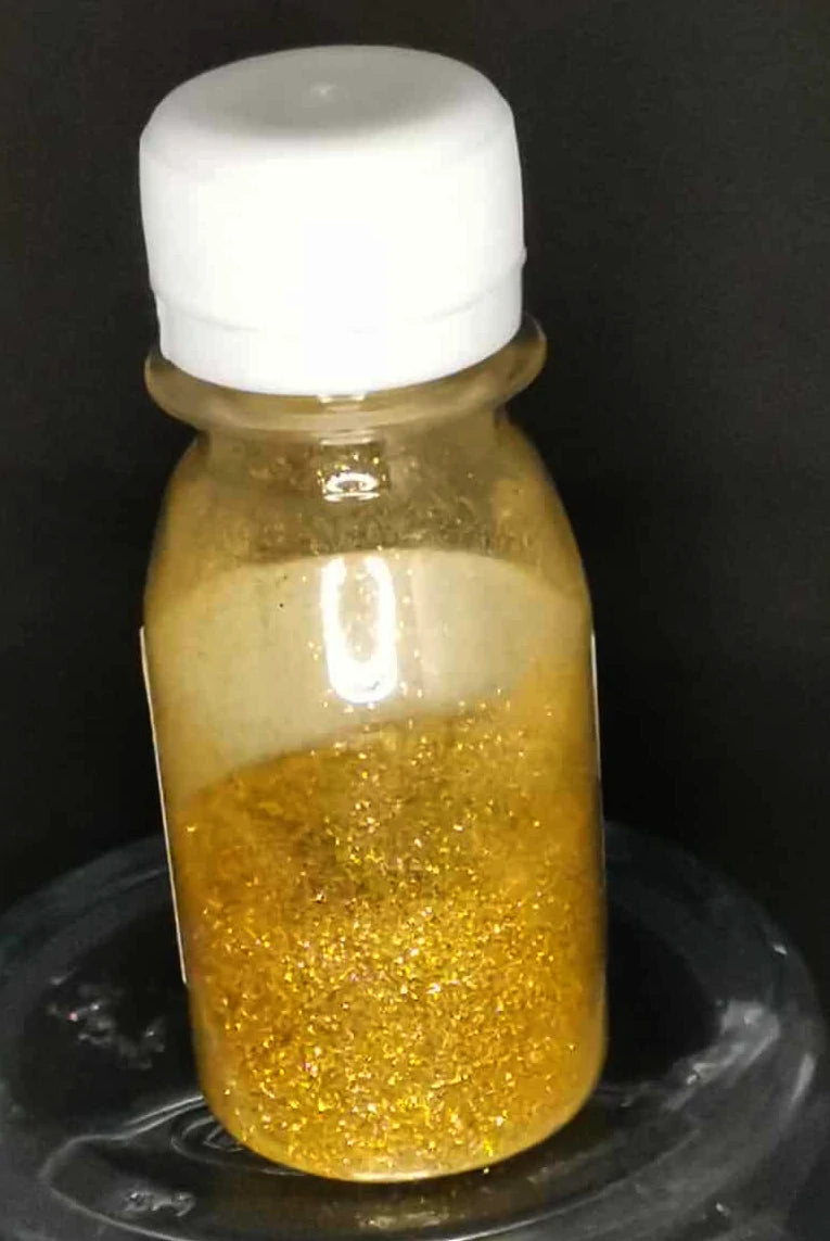 Colorant alimentaire scintillant en poudre Or & Argent – Décoration pâtisserie 40 g