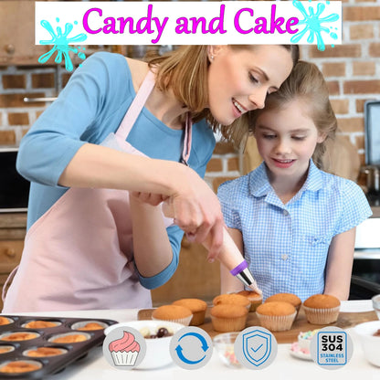 Kit de 6 douilles russes à pâtisserie – 2 modèles disponibles – Décoration fleurs professionnelles en inox