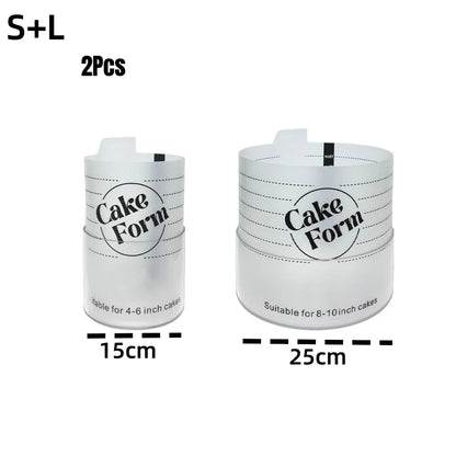 Moule à anneau de gâteau rond réglable