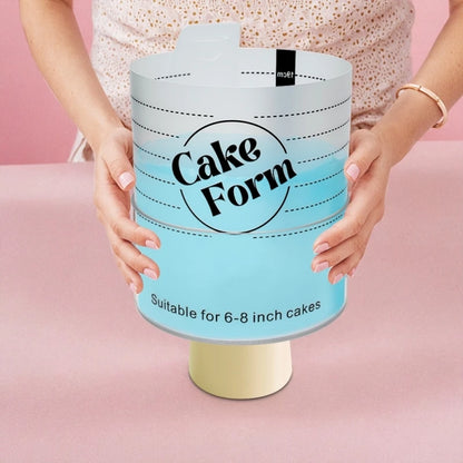 Moule à anneau de gâteau rond réglable