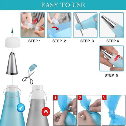 Poches à douille et embouts en silicone