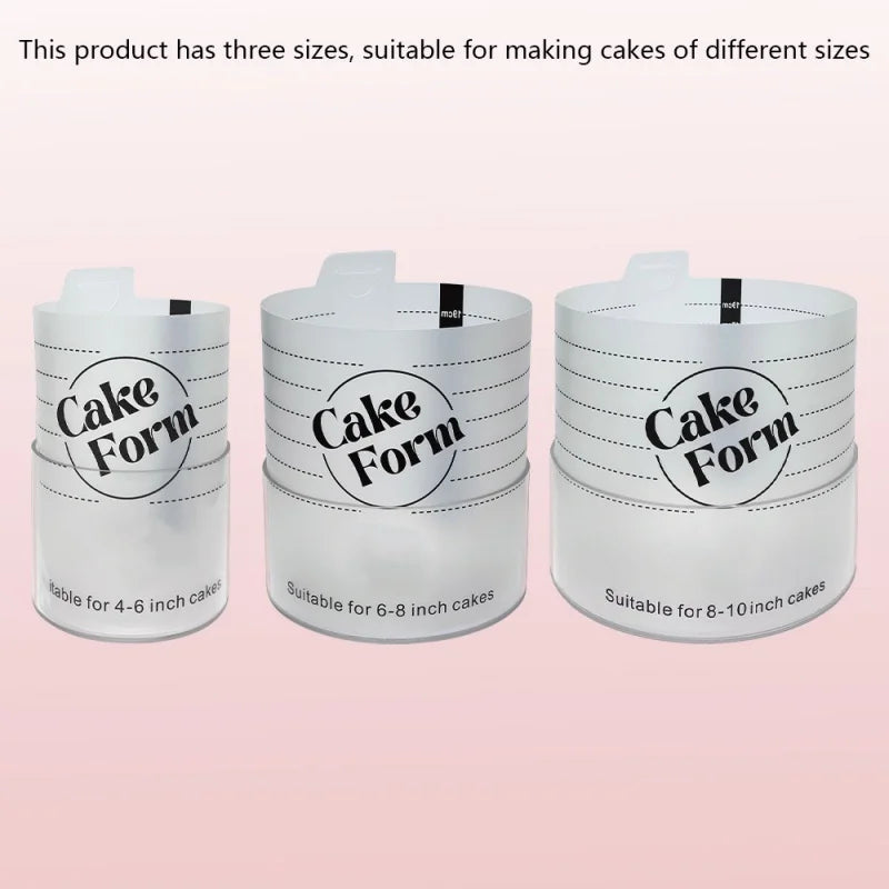 Moule à anneau de gâteau rond réglable