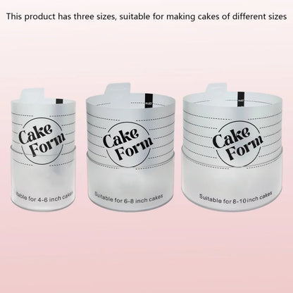 Moule à anneau de gâteau rond réglable