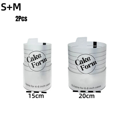 Moule à anneau de gâteau rond réglable