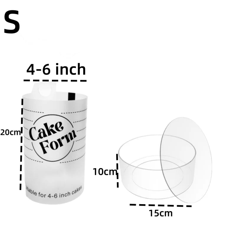 Moule à anneau de gâteau rond réglable