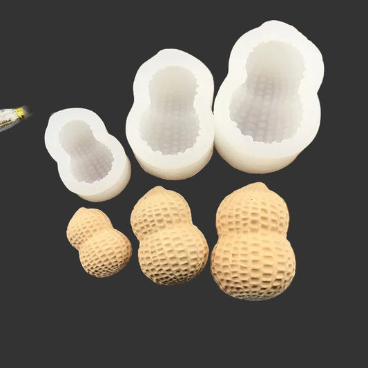 Moules cacahuète en Silicone pour trompe l'oeil