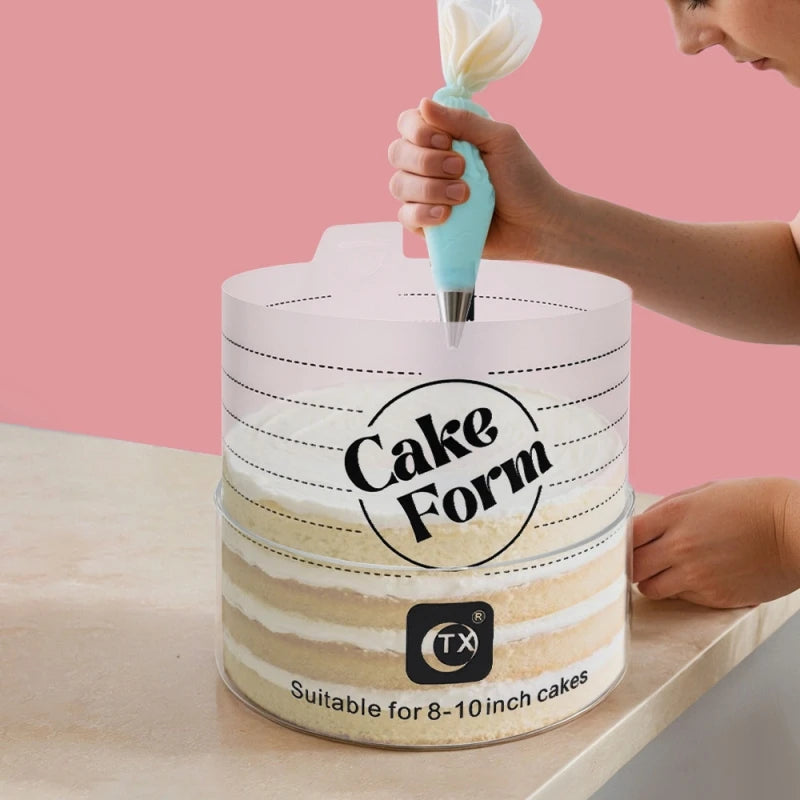 Moule à anneau de gâteau rond réglable