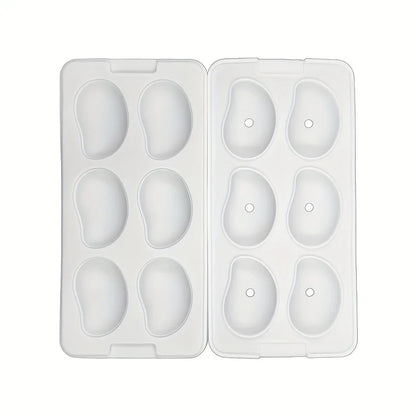 Moule de cuisson de gâteau mangue en Silicone à 6 cavités, pour Trompe l'oeil