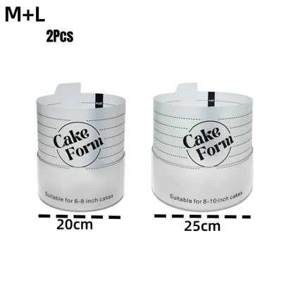 Moule à anneau de gâteau rond réglable