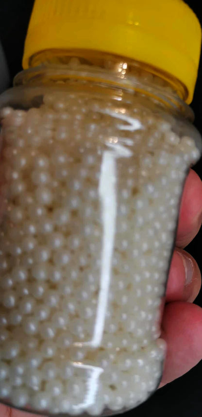 Billes de sucre blanches 80g, deux modèles disponibles, décoration pâtisserie