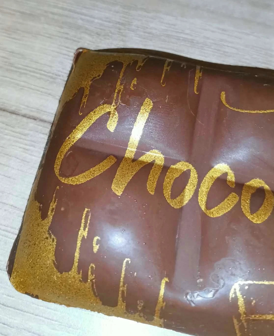 Moule pour tablette de chocolat avec transfert  15cm X 6.5Cm