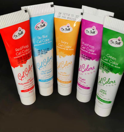 Colorant alimentaire en gel