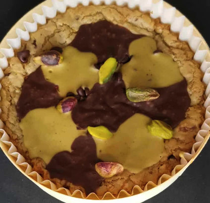 Double Délice : Cookie Géant pistache