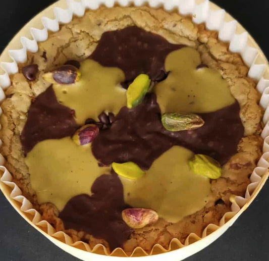 Double Délice : Cookie Géant pistache