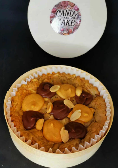 Double Délice:Cookie géant cacahuètes