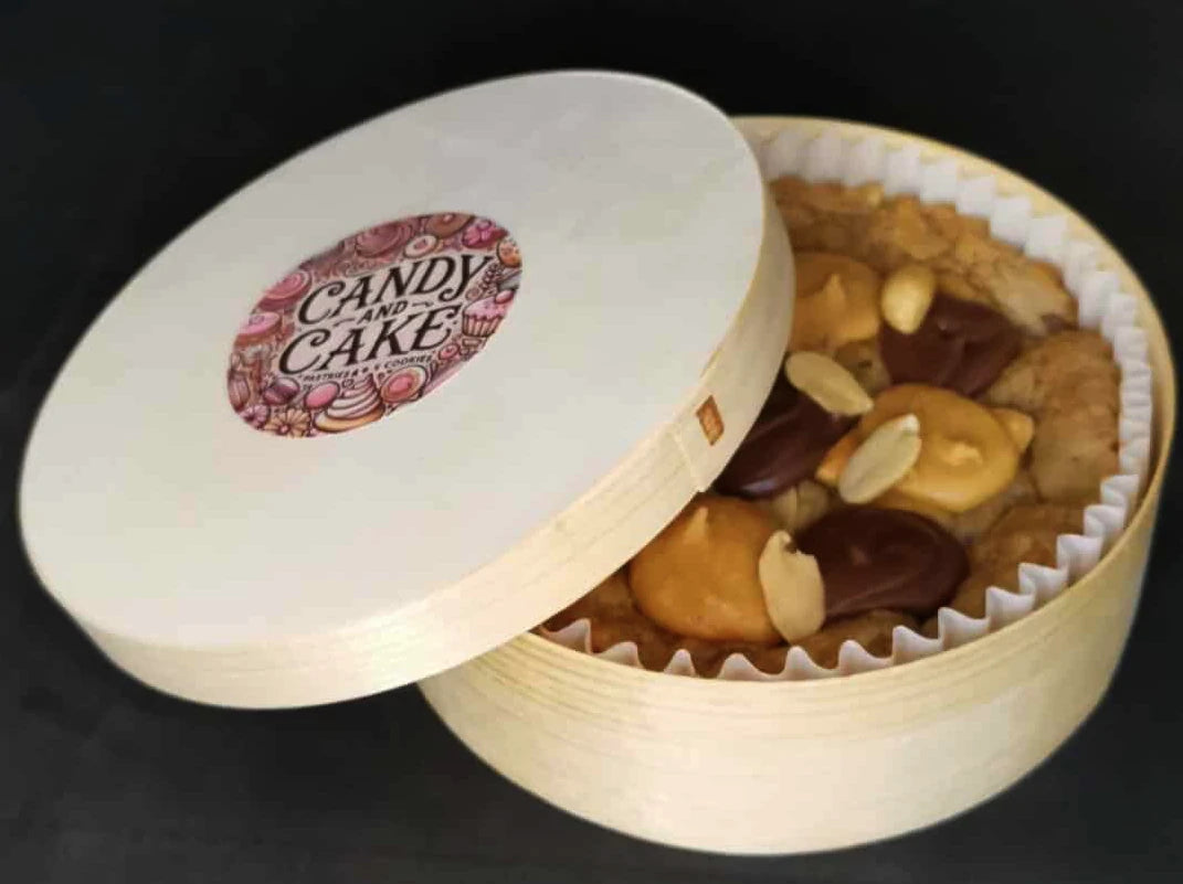 Double Délice:Cookie géant cacahuètes