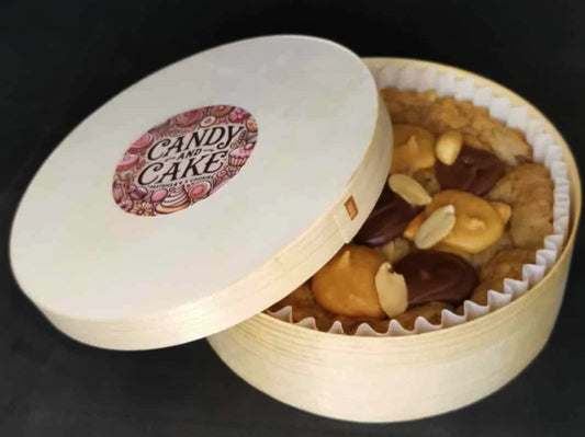 Double Délice:Cookie géant cacahuètes