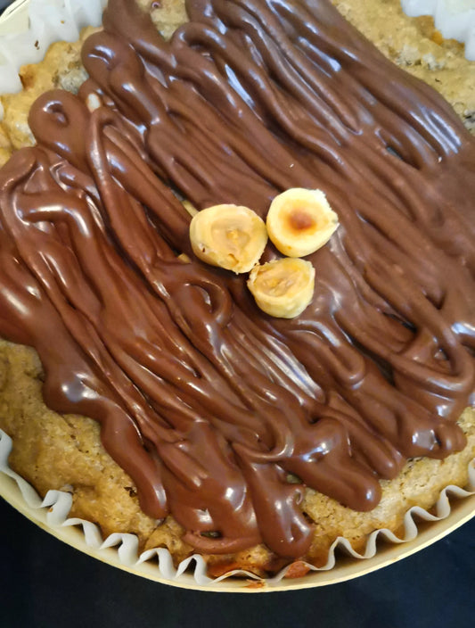 Double Délice : Le Cookie Géant au Nutella et Chocolat au Lait
