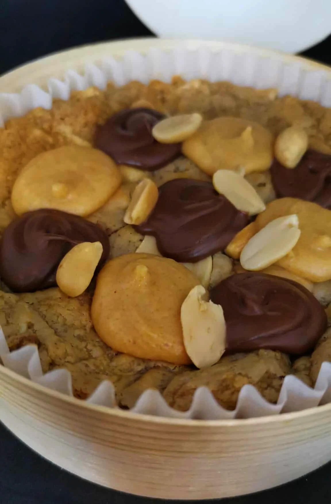 Double Délice:Cookie géant cacahuètes