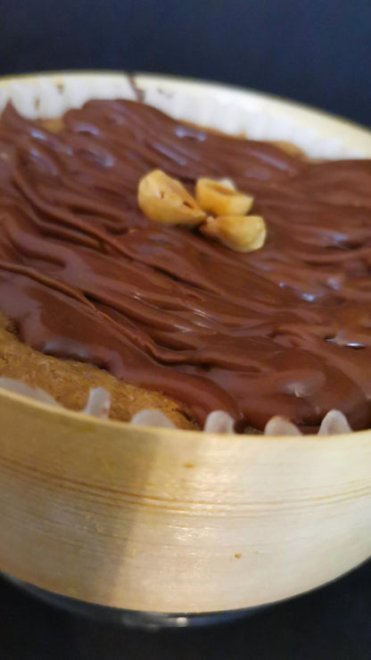 Double Délice : Le Cookie Géant au Nutella et Chocolat au Lait