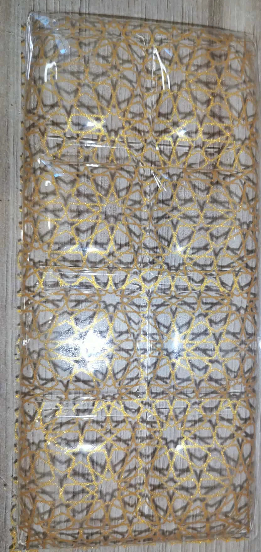 Moule pour tablette de chocolat avec transfert  15cm X 6.5Cm