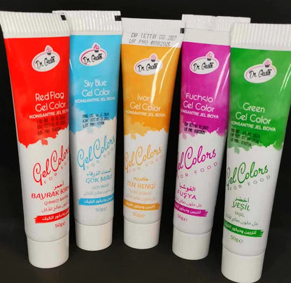 Colorant alimentaire en gel