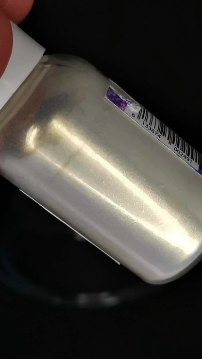 Poudre Alimentaire Naturelle Métallisée Blanche – Effet Nacré  (30 g)