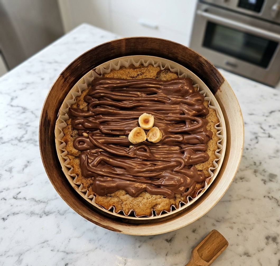 Double Délice Cookie Géant Nutella et Chocolat au Lait – 340g, Artisanal Gardanne
