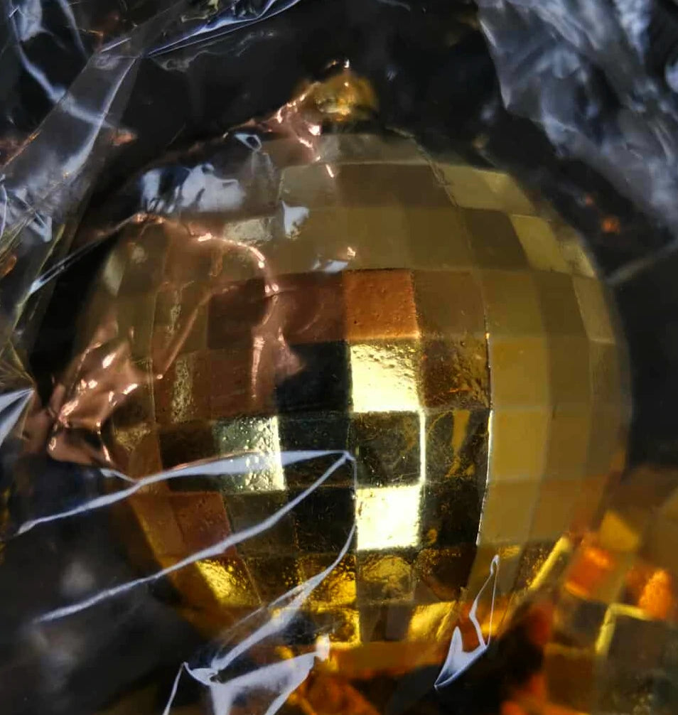 Lot de 13 Boules Décoratives Effet Miroir – Argent & Or – Diamètres Variés