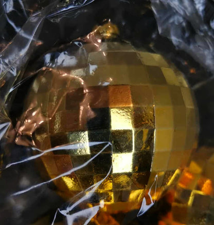 Lot de 13 Boules Décoratives Effet Miroir – Argent & Or – Diamètres Variés