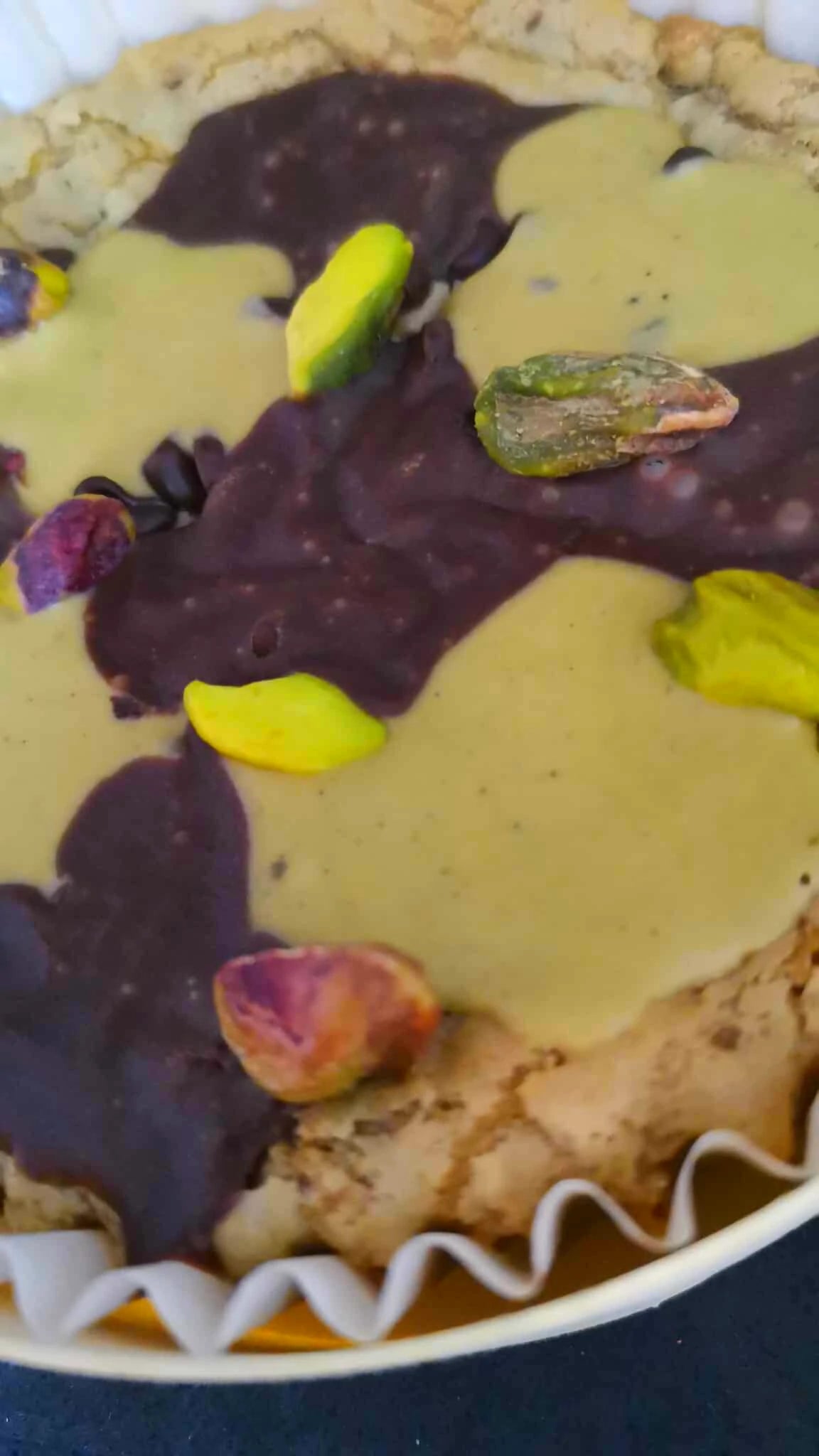 Double Délice : Cookie Géant pistache