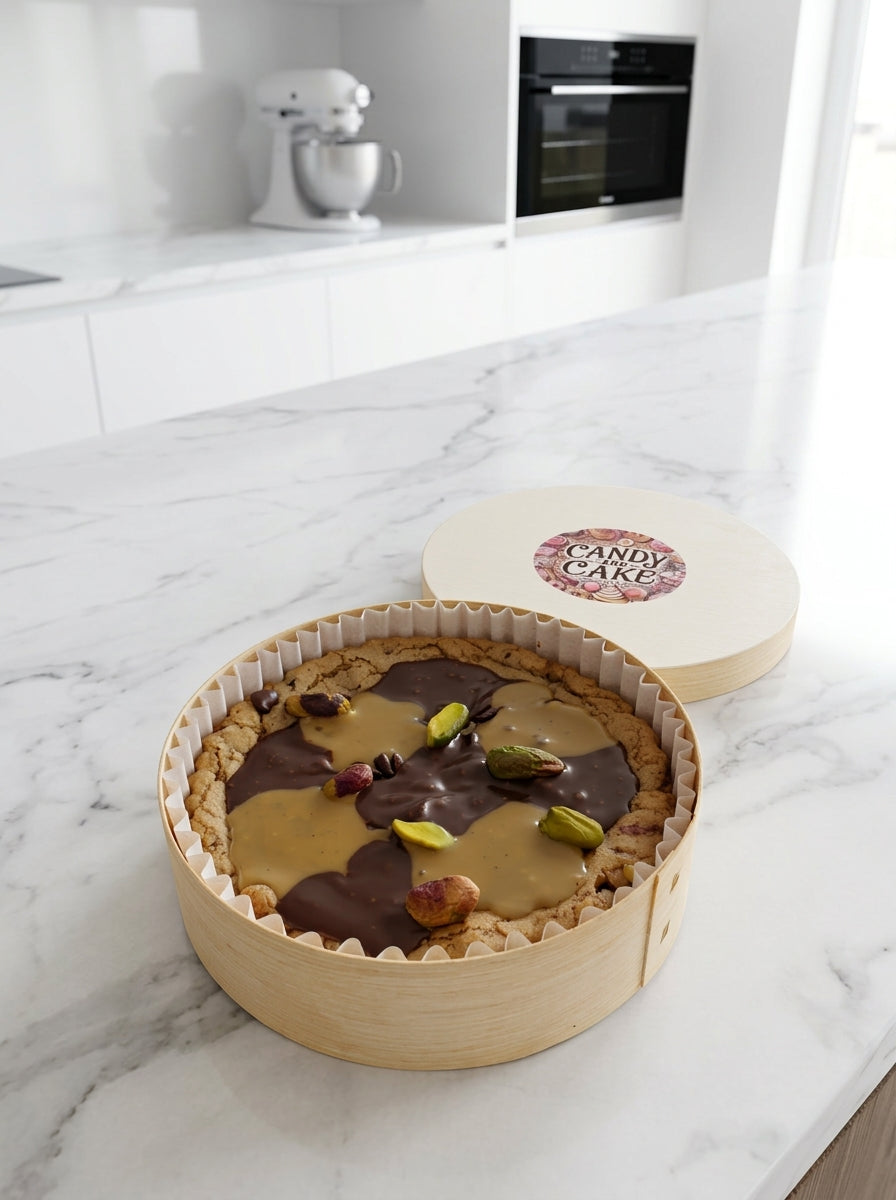 Double Délice Cookie Géant Pistache – 340g, Artisanal Gardanne