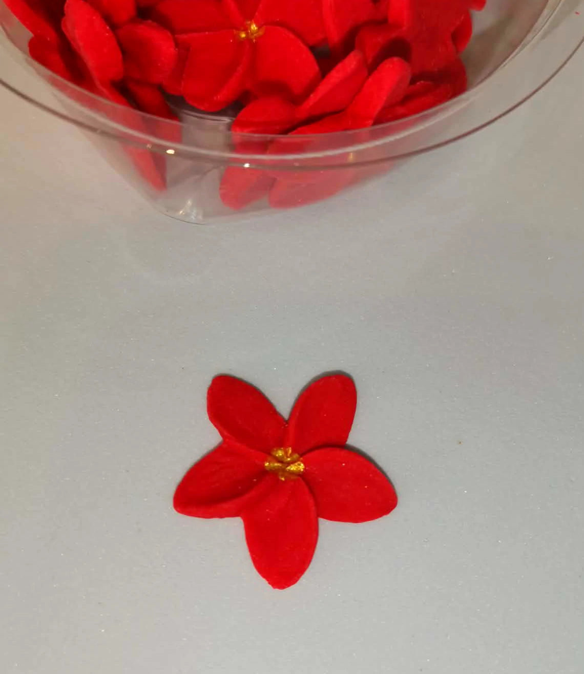 Fleurs comestibles en pâte à sucre – Plusieurs modèles disponibles