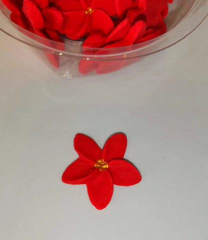 Fleurs comestibles en pâte à sucre – Plusieurs modèles disponibles