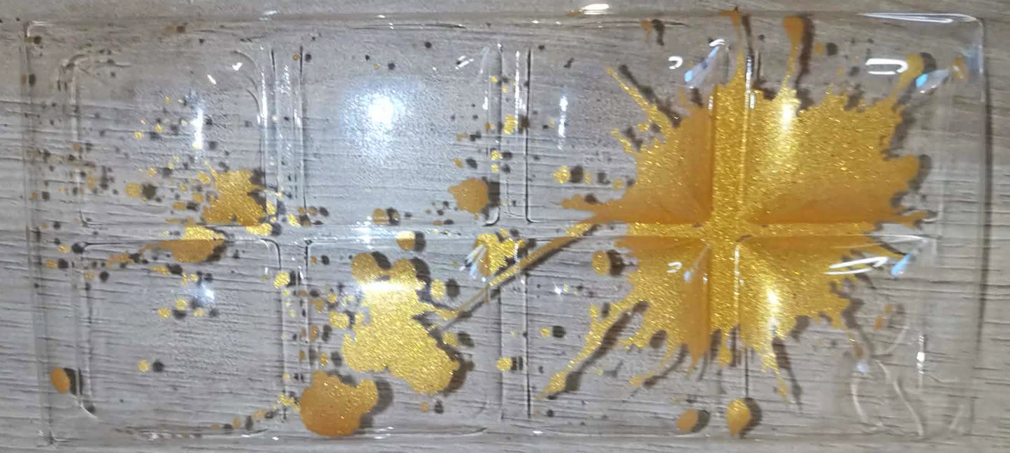 Moule pour tablette de chocolat avec transfert  15cm X 6.5Cm